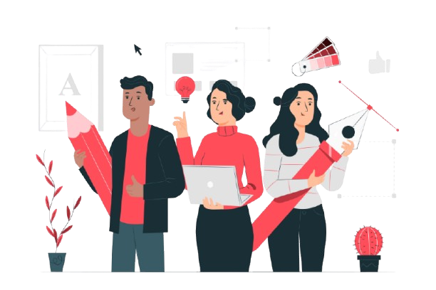 domain and hosting Illustration